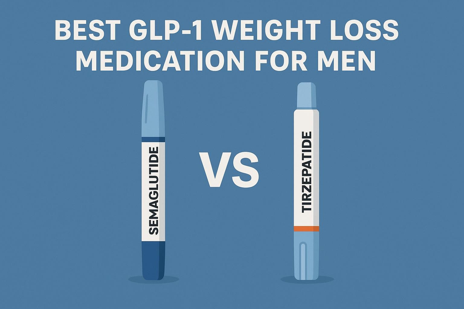 Best GLP-1 Weight Loss Medication for Men: Semaglutide vs Tirzepatide