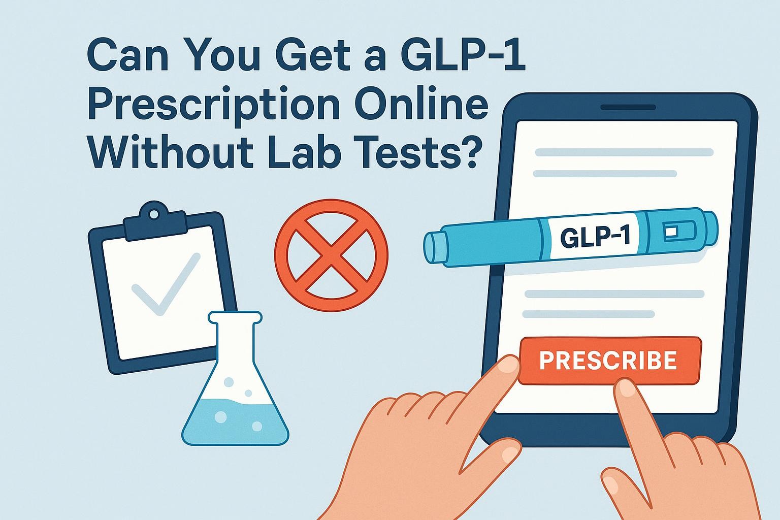 Can You Get a GLP-1 Prescription Online Without Lab Tests?