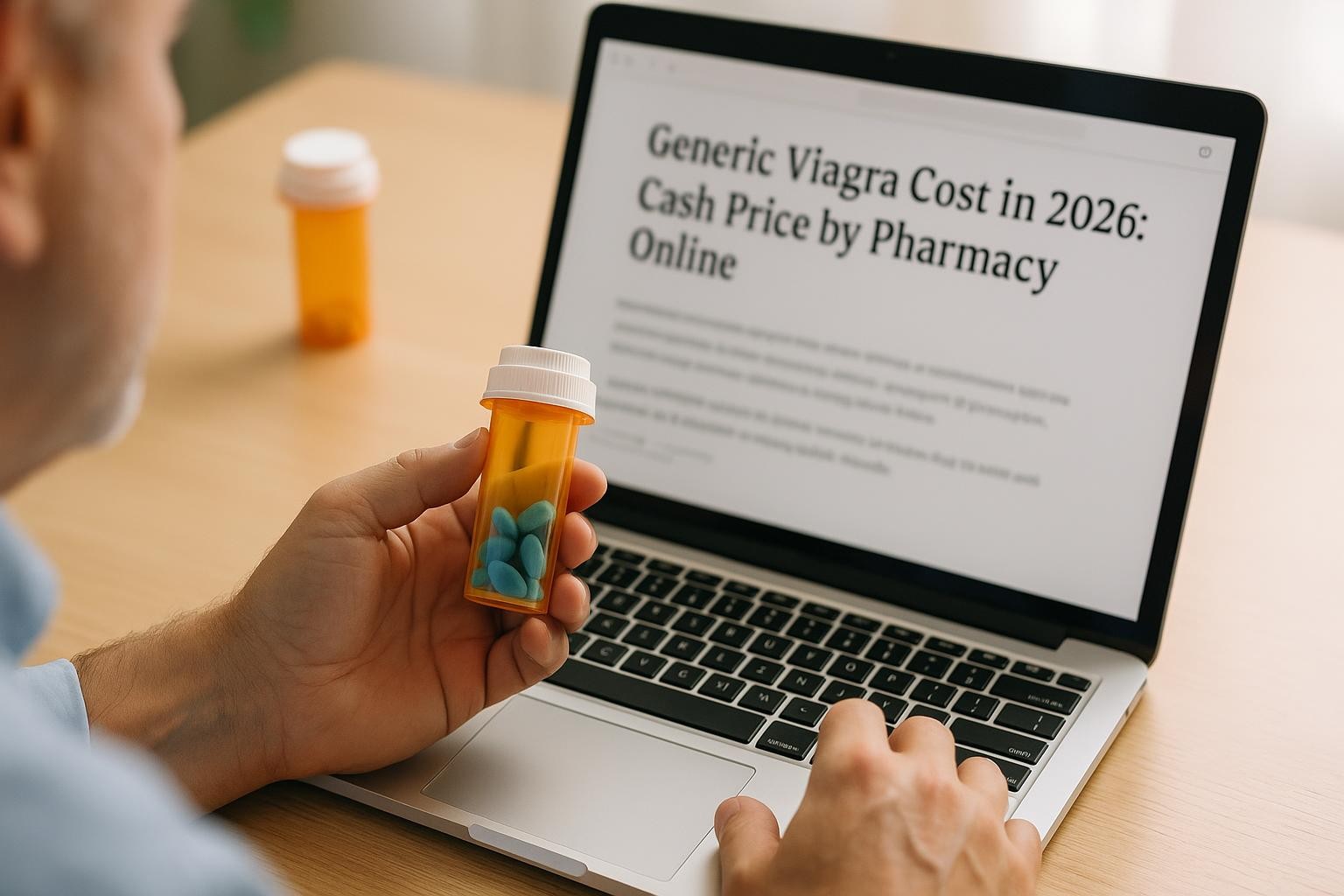 Generic Viagra Cost in 2026: Cash Price by Pharmacy and Online