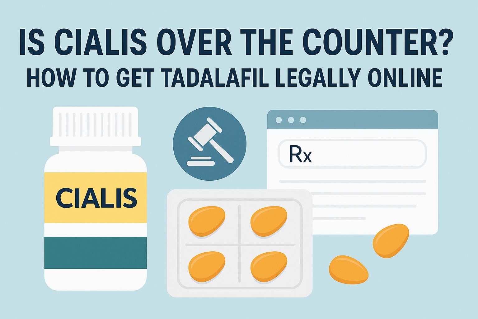 Is Cialis Over the Counter? How to Get Tadalafil Legally Online