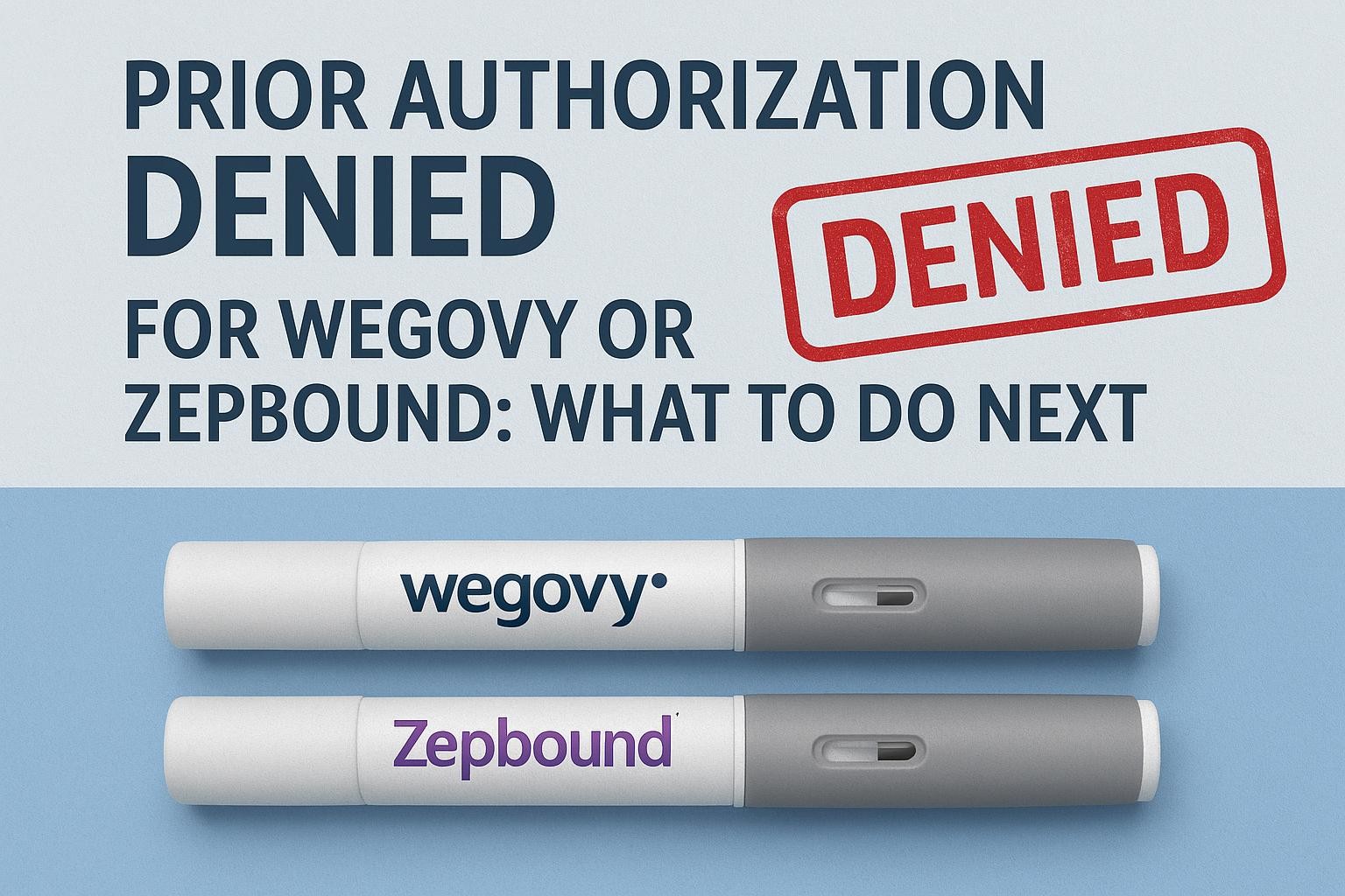Prior Authorization Denied for Wegovy or Zepbound: What to Do Next