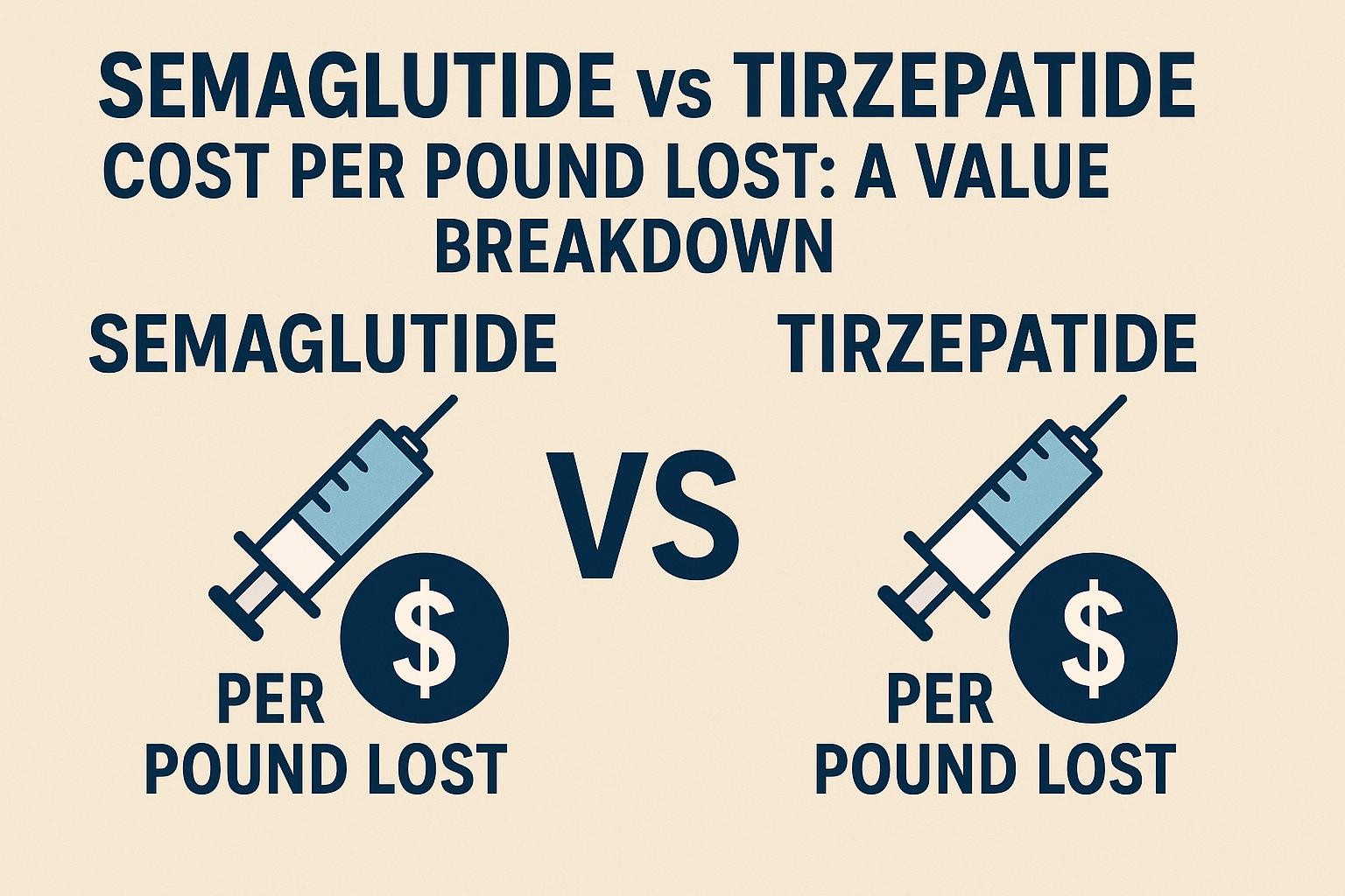 Semaglutide vs Tirzepatide Cost Per Pound Lost: A Value Breakdown