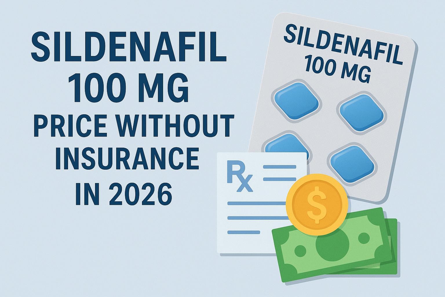 Sildenafil 100 mg Price Without Insurance in 2026