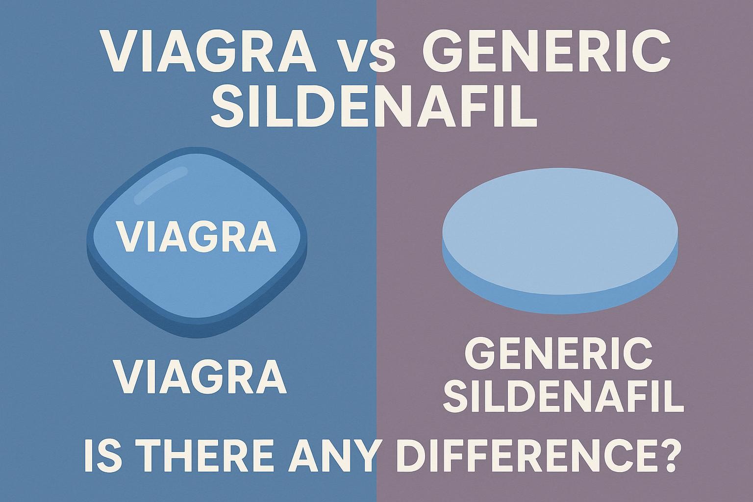Viagra vs Generic Sildenafil: Is There Any Difference?