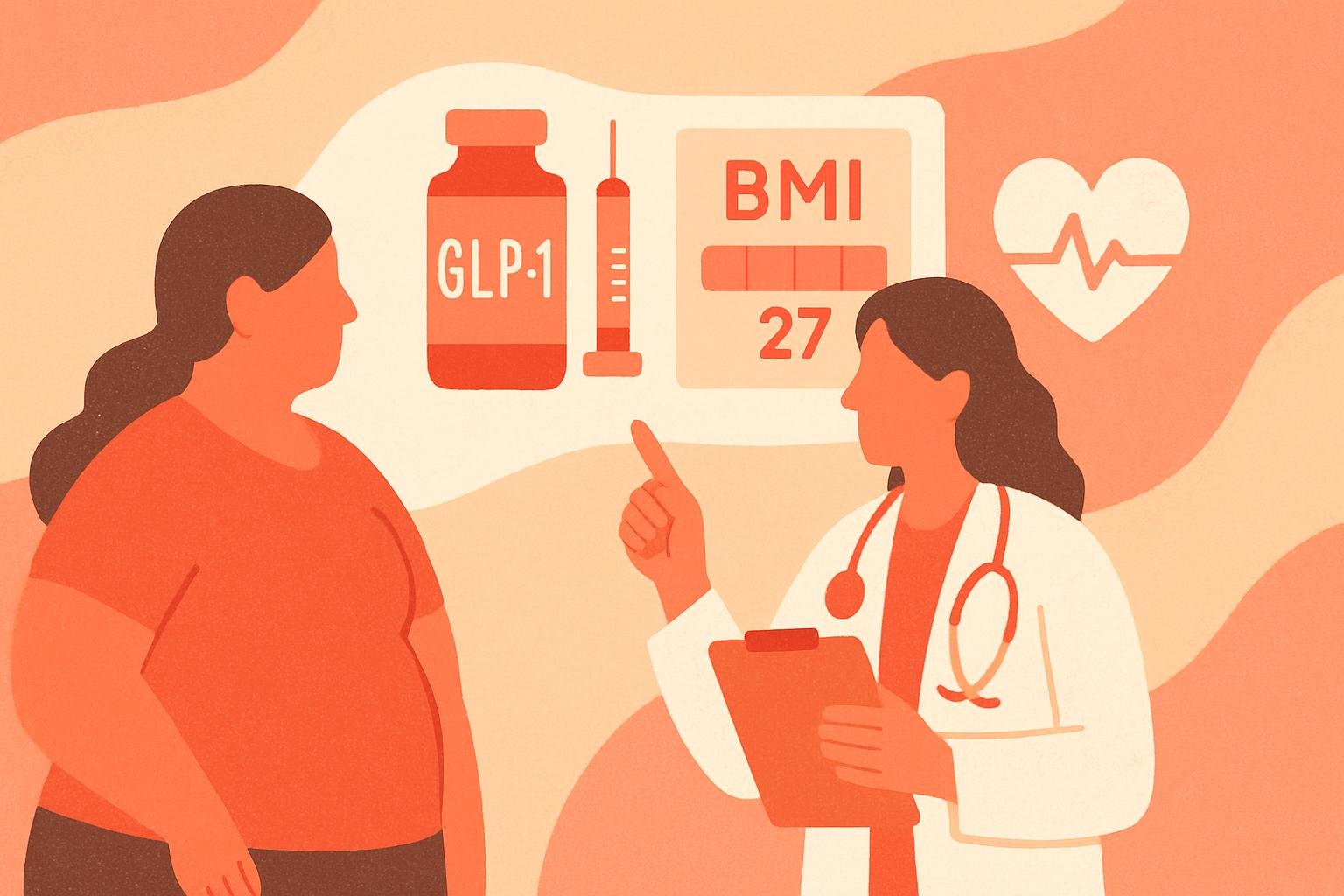 Who Qualifies for GLP-1 Weight-Loss Medication at BMI 27 With One Health Condition?