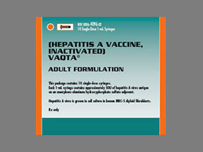 Vaqta Syringe — prescription drug image