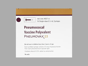 Pneumovax 23 Syringe — prescription drug image