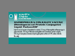 Pedvax Hib Vial — prescription drug image