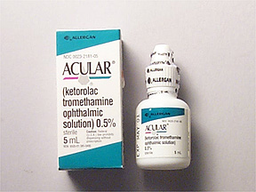 Acular Bottle — prescription drug image