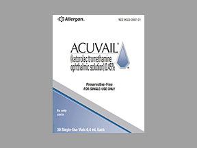Acuvail Vial — prescription drug image