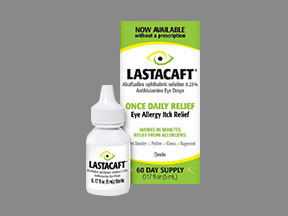 Lastacaft Bottle — prescription drug image