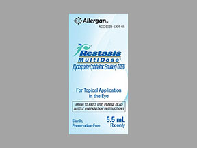 Restasis Multidose Bottle — prescription drug image