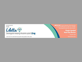 Liletta (52 Mg) Box — prescription drug image