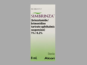 Simbrinza Bottle — prescription drug image