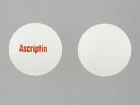 Ascriptin Bottle — prescription drug image