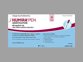 Humira Box — prescription drug image