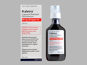 Kaletra Bottle — prescription drug image