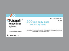 Kisqali (200 Mg Dose) Box — prescription drug image