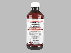 Potassium Citrate-Citric Acid Bottle — prescription drug image