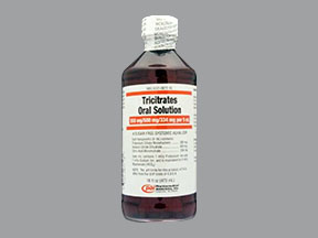 Tricitrates Bottle — prescription drug image