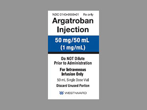 Argatroban Vial — prescription drug image