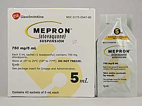 Mepron Box — prescription drug image