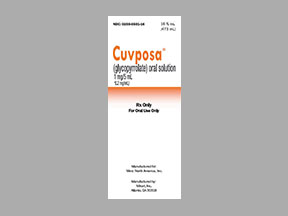 Cuvposa Bottle — prescription drug image