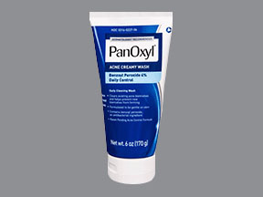 Panoxyl Creamy Wash Bottle — prescription drug image