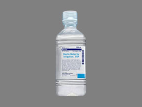 Sterile Water For Irrigation Bottle — prescription drug image