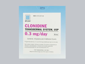 Clonidine Box — prescription drug image