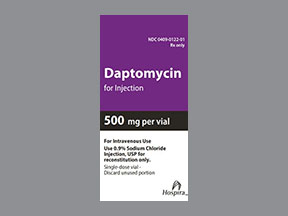 Daptomycin Solution Reconstituted — prescription drug image