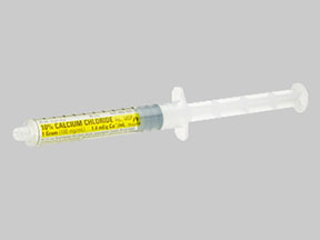 Calcium Chloride Syringe — prescription drug image