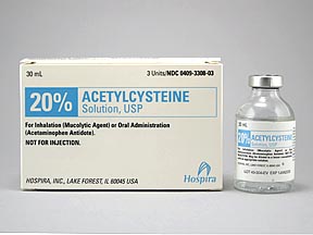 Acetylcysteine Vial — prescription drug image