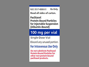 Paclitaxel Protein-Bound Part Suspension Reconstituted — prescription drug image