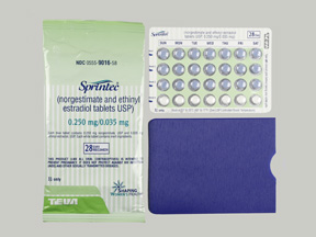 Sprintec 28 Disp Pack — prescription drug image