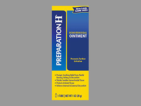 Preparation H Tube — prescription drug image