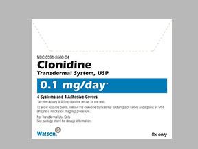 Clonidine Box — prescription drug image