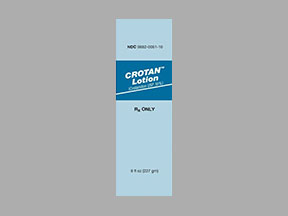 Crotan Bottle — prescription drug image