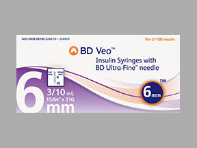 Bd Veo Insulin Syr U/F 1/2Unit Box — prescription drug image