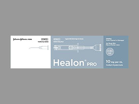 Healon Pro Syringe — prescription drug image