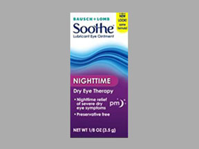 Soothe Nighttime Tube Of Ointment — prescription drug image