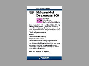 Haloperidol Decanoate Ampule — prescription drug image