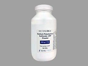 Sodium Polystyrene Sulfonate Jar — prescription drug image