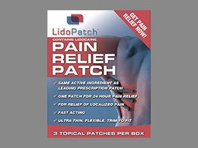 Lidopatch Pain Relief Box — prescription drug image