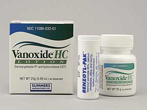 Vanoxide-Hc Bottle — prescription drug image