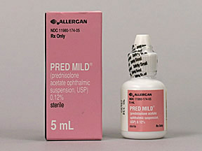 Pred Mild Bottle — prescription drug image