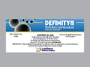 Definity Vial — prescription drug image
