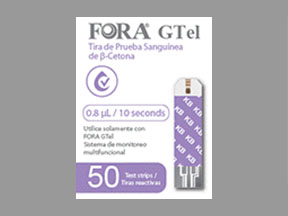 Fora Gtel Blood Ketone Test Bottle — prescription drug image