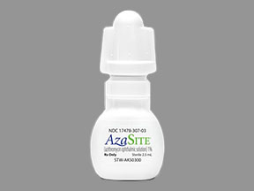 Azasite Bottle — prescription drug image