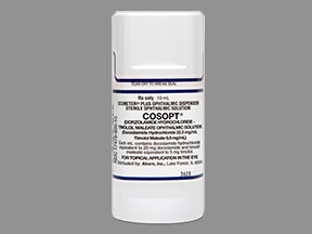 Cosopt Bottle — prescription drug image
